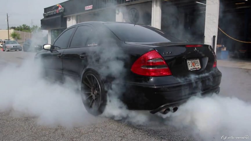 Burnout E55 AMG and E39 M5 S/C
