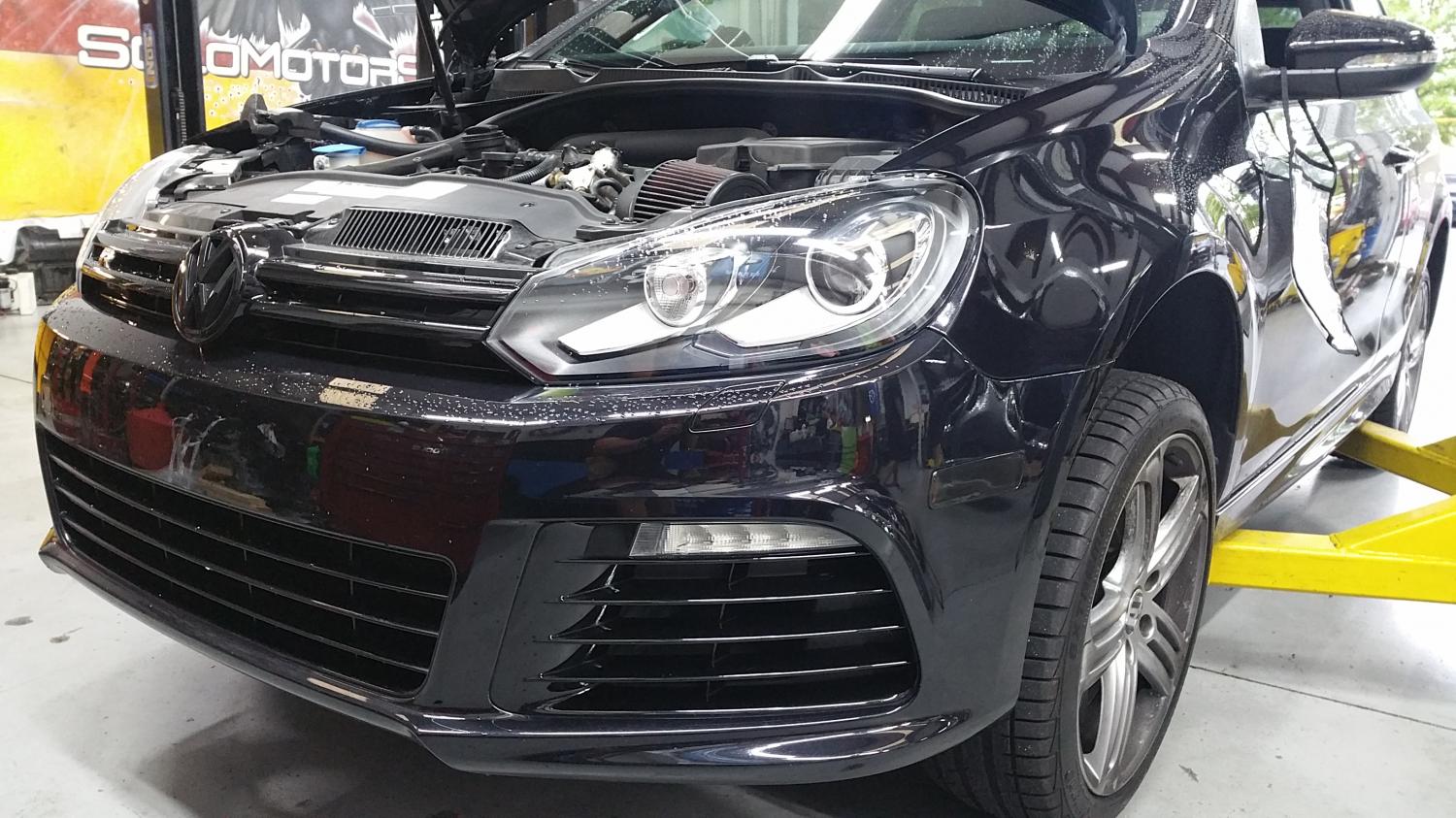 Beetle R and Golf R coilovers install - Solo Motorsports