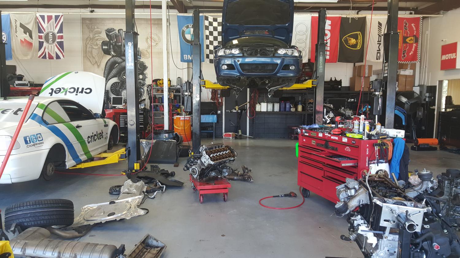 Busy day at the Shop.