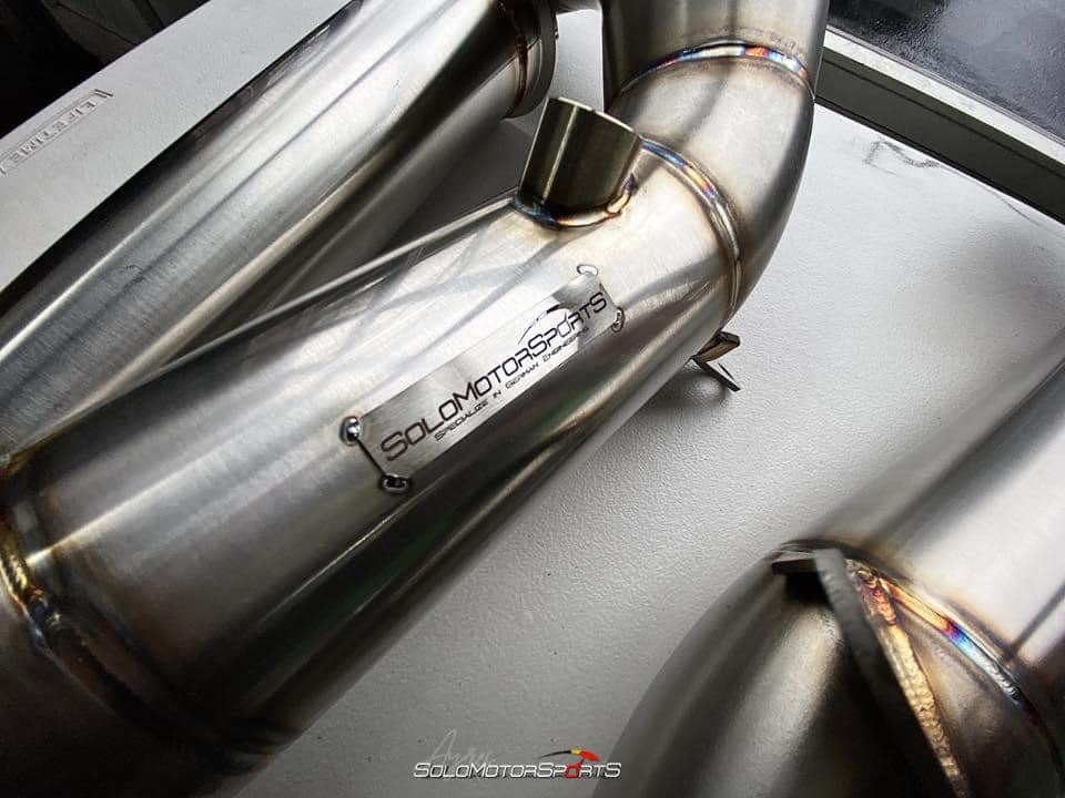SMSTuned | Lee’s STG2 Mercedes Benz E63s + SMS-Fab Downpipes