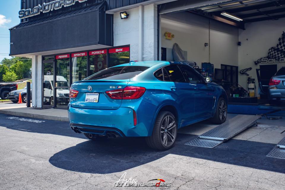 Quick Flash | SMSTuned Atlantis Blue BMW F16 X6 M