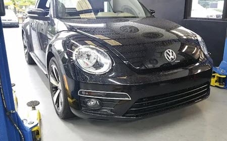 Volkswagen Car In Our Garage For Airbag Repair