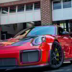Porsche Car Outside Our Garage