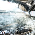 Smoky Aston Martin Engine