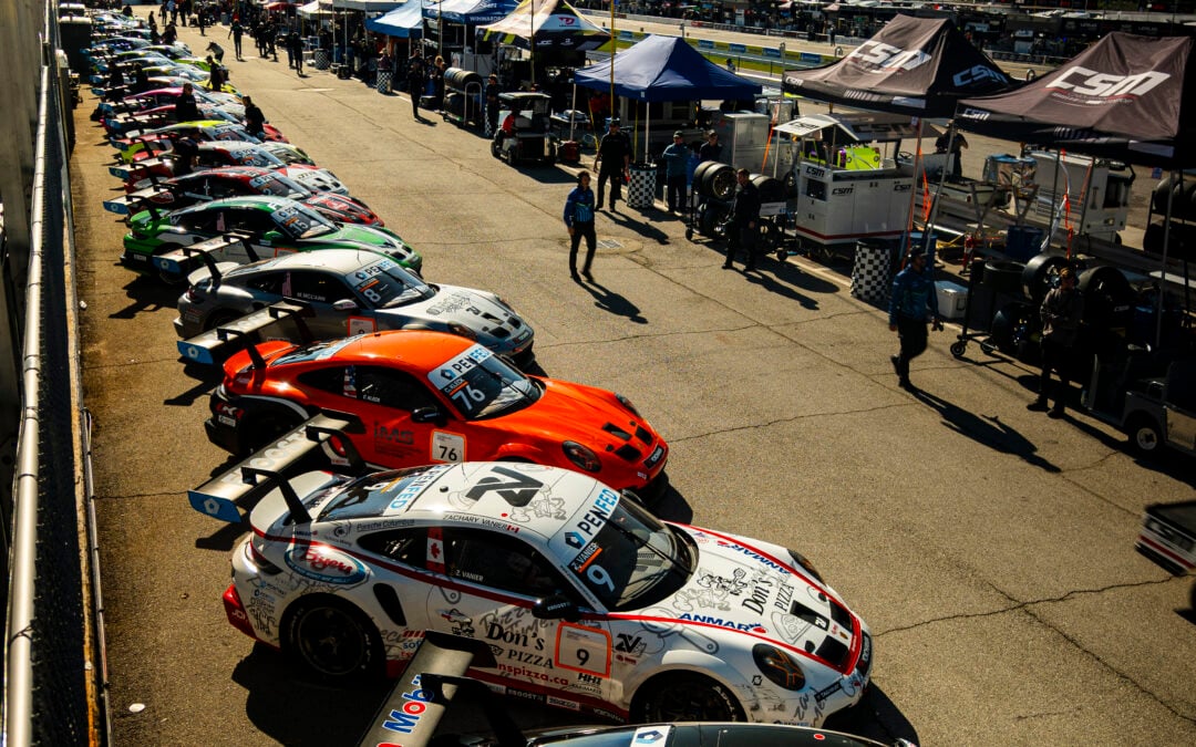 Porsche Cup at pit lane