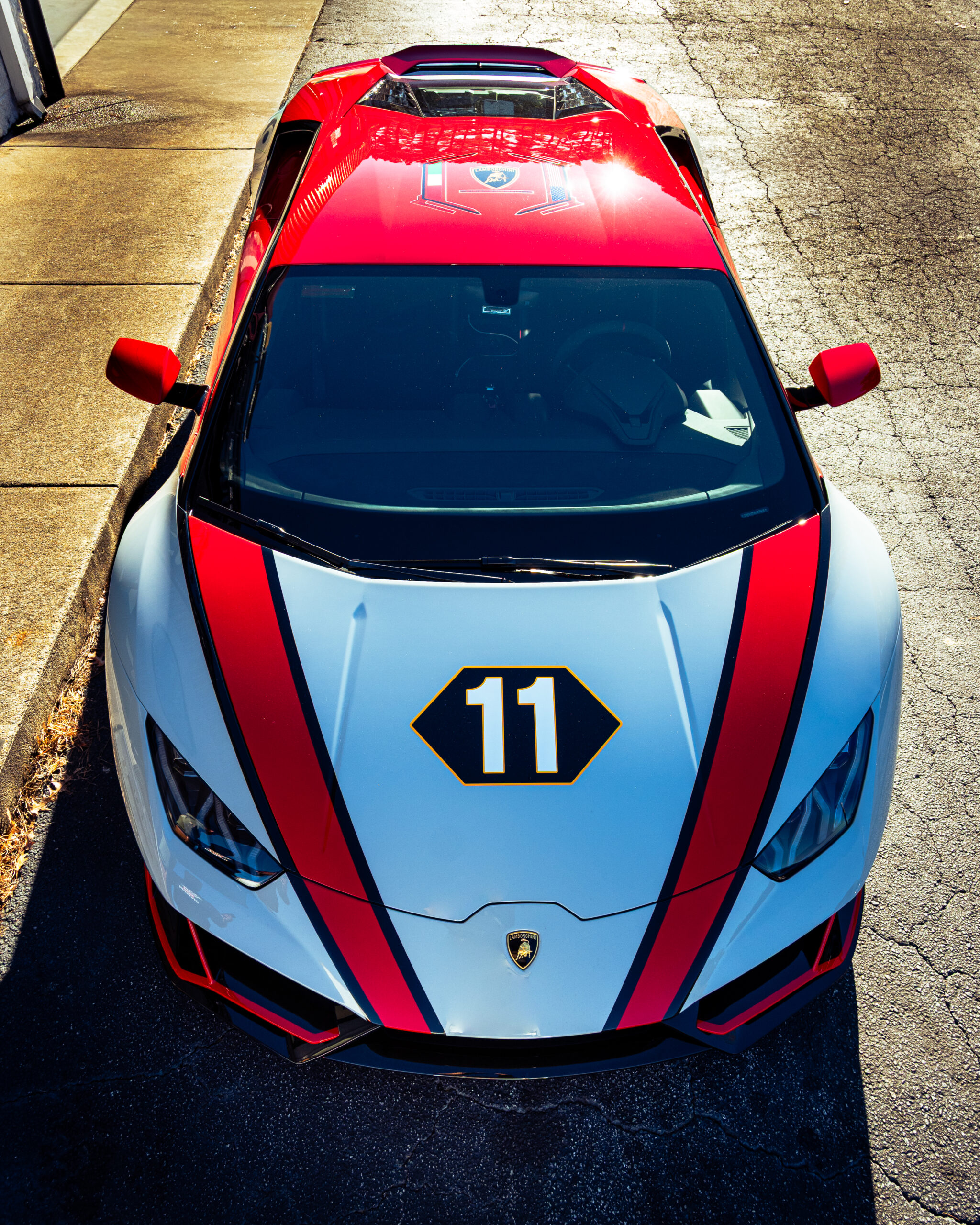 Huracan Evo GT Celebration head on