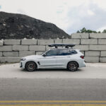 BMW X3M with SyncroDesignWorks front thrust arms installed at Solo Motorsports