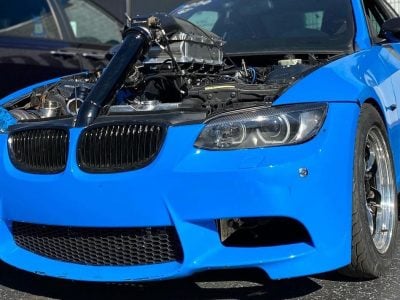 SMS-Metal | Big Turbo! PrecisionTurbo LS Swapped BMW E92