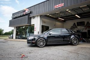 Audi B7 RS4 in for Milltek Exhaust