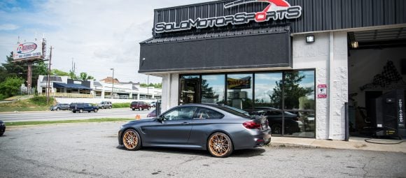 bmw bmwm4 bmw m4 gts service maintenance carbon fiber lip aerodynamics f82 bodywork f82m4 atlanta serviceshop onestopshop mpower mperformance rare frozen