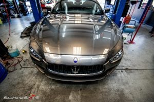 maserati ghibli new brakes job service maintenance repair atlanta