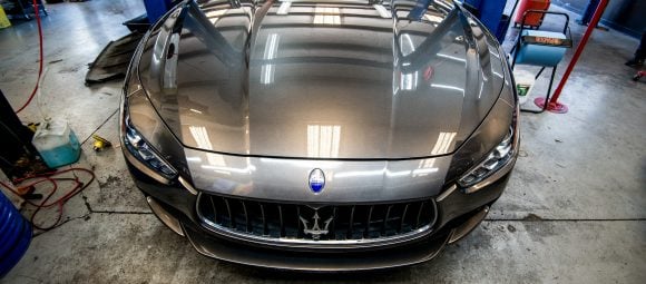 maserati ghibli new brakes job service maintenance repair atlanta