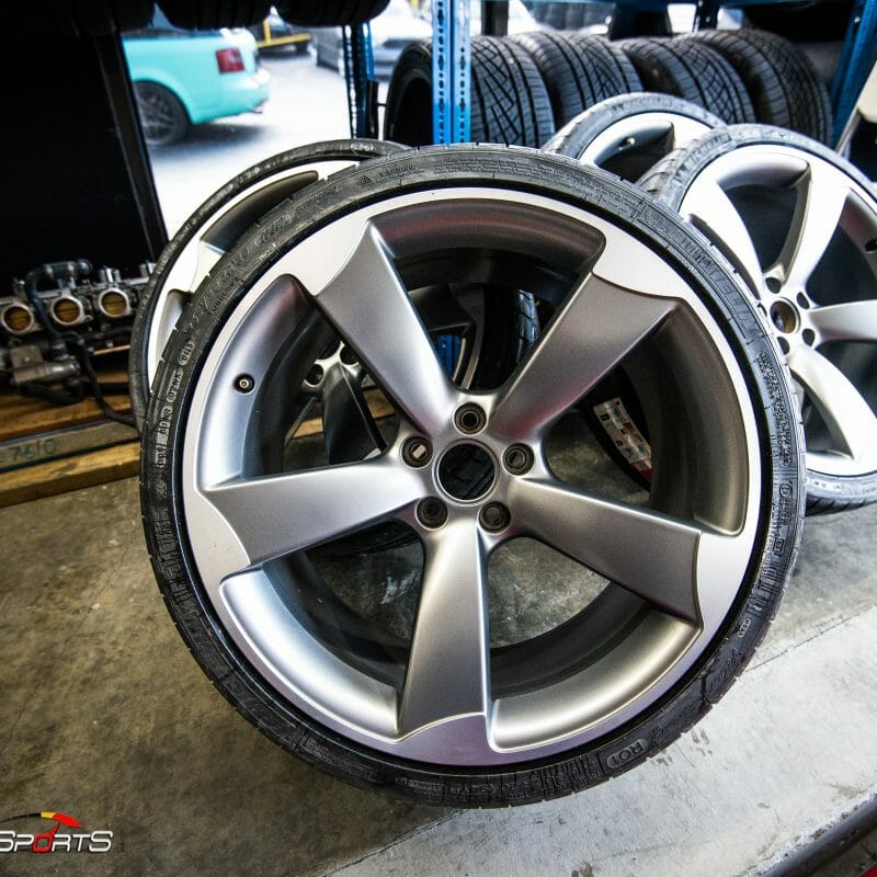 Audi a4 allroad suspension brakes wheel tires alignment porsche big brake kit atlanta solo motorsports