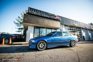 bmw m3 e36 s52 estoril blue prepurchase inspection solo motorsports atlanta georgia mpower maintenance service bmwperformance bmwm mpoerformance alignment inspection