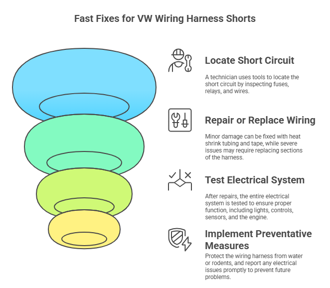 Fast Fixes for VW Wiring Harness Shorts