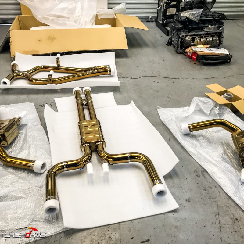 maserati levante suv exhaust install atlanta ga solo motorsports gold plated gold-plated exhaust one stop shop