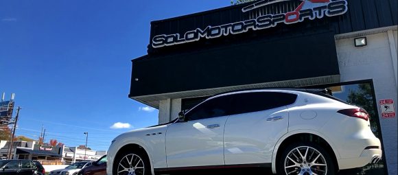 maserati levante suv exhaust install atlanta ga solo motorsports gold plated gold-plated exhaust one stop shop