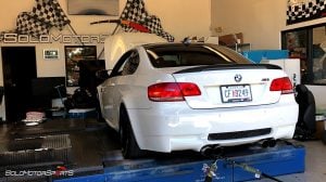 bmw m3 e92 in for performance upgrades custom tune by solo motorsports atlanta ga