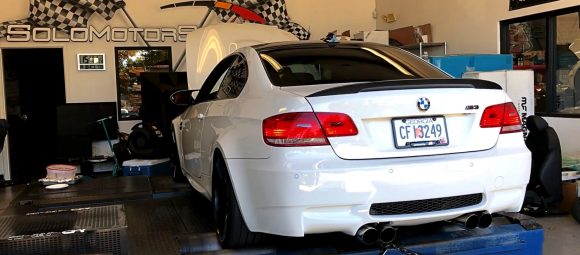 bmw m3 e92 in for performance upgrades custom tune by solo motorsports atlanta ga