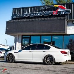 bmw m5 suspension coilover kit kw hotchkis kit one stop shop atlanta ga solo motorsports mpower mperformance suspension install