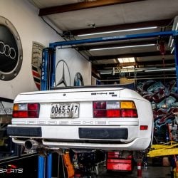 porsche atlanta 944 s2 cabrio cabriolet revilal barnfind barn find classic porsche maintenance service repair filters suspension tires alignment wake up 944s2 oil change brakes windows clean one stop shop solo motorsports georgia dyno tuning customtune