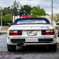 porsche atlanta 944 s2 cabrio cabriolet revilal barnfind barn find classic porsche maintenance service repair filters suspension tires alignment wake up 944s2 oil change brakes windows clean one stop shop solo motorsports georgia dyno tuning customtune