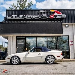 porsche atlanta 944 s2 cabrio cabriolet revilal barnfind barn find classic porsche maintenance service repair filters suspension tires alignment wake up 944s2 oil change brakes windows clean one stop shop solo motorsports georgia dyno tuning customtune