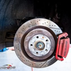 amg brakes replaced