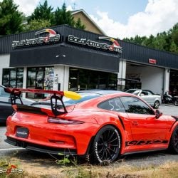 porsche 911 991 991.1 gt3 gt3rs gt3 rs headers exhaust dundon motorsports solo motorsports atlanta georgia fabrication custom exhaust power gaines dyno dynometer one stop shop porscheatlanta installation service power