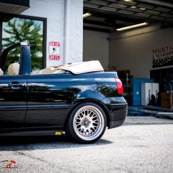 volkswagen golf cabrio kw suspension allgnment wheels tires installation ccw wheels refresh vdub