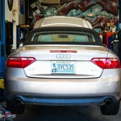 audi a5 convertible 2.0t in for new engine replacement audi repair audi maintenance old engine too neglected for repairs and cheaper version new engine