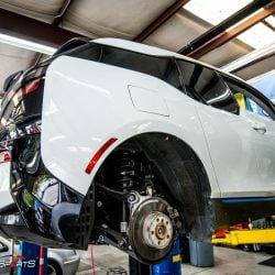 bmw i3 electric in for maintenance new tires balance allignment battery poweres bmw instant torque specialists onestopshop solo motorsports