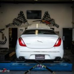 jaguar xjl supercharged v8 pulley air intake install custom solo motorsports tuning custom tuning