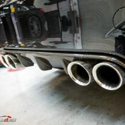 bmw f82 m4 downpipe install maintenance powergains bbs lm black m perfomance solo motorsports shop