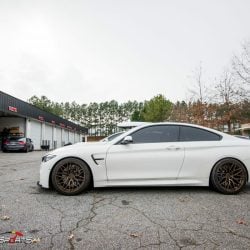 bmw f82 m4 in for front lip carbon fiber spoiler install carbon fiber front lip installation