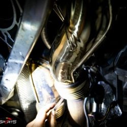 bmw f82 m4 downpipe install maintenance powergains bbs lm black m perfomance solo motorsports shop