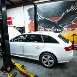 Audi a4 allroad suspension brakes wheel tires alignment porsche big brake kit atlanta solo motorsports