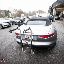 jaguar f-type ftype f type jag bike rack roadster atlanta georgia one stop shop custom bicycle rack carrier customfab fabrication