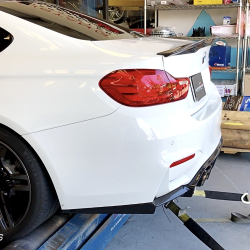 bmw m4 dinan piggyback custom tune by solo motorsports akrapovic power gains