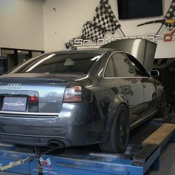 audi c3 rs6 in for custom solo motorsports dyno tune maintenance clean v8 twinturbo atlanta tuning