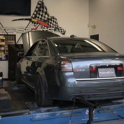 audi c3 rs6 in for custom solo motorsports dyno tune maintenance clean v8 twinturbo atlanta tuning