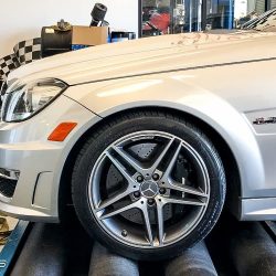 mercedes benz amg c63 dyno dynometer power measure v8 wheel horsepower hp atlanta solo motorsports onestopshop one stop shop dynopulls dyno pulls silver arrow