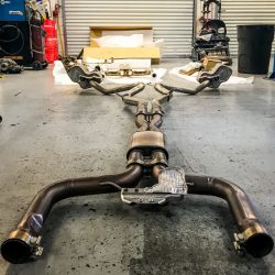 maserati levante suv exhaust install atlanta ga solo motorsports gold plated gold-plated exhaust one stop shop