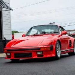 Red Porsche Car