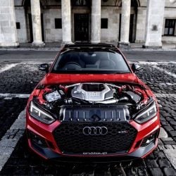 Red Audi Car