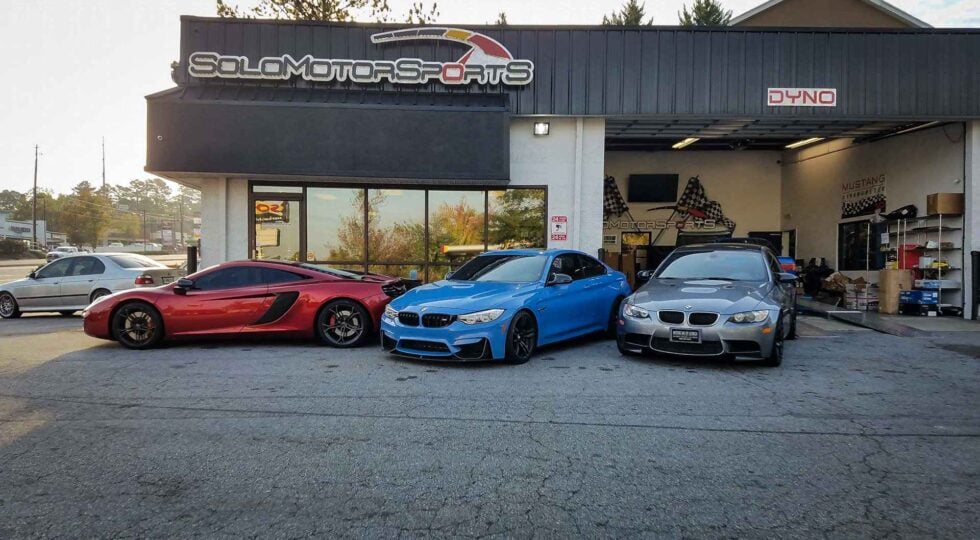 BMW Cars Parked Outside Our Garage